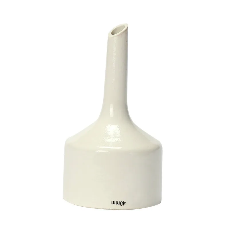 Porcelain Buchner Funnel 40 mm Chemistry Laboratory Ceramic Filter Funnel Pottery Negative Pressure Suction Porous Funnel 1/PK