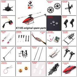 Wltoys Xks K 110S K110 Rc Helikopter Accessoires Servo Blade Gear Motor Rotor Staart Luifel Esc Board Voor K 110S Upgrade Onderdelen