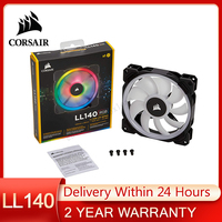 Corsair LL Series LL140 RGB 140mm Dual Light Loop RGB LED PWM Fan Single Pack