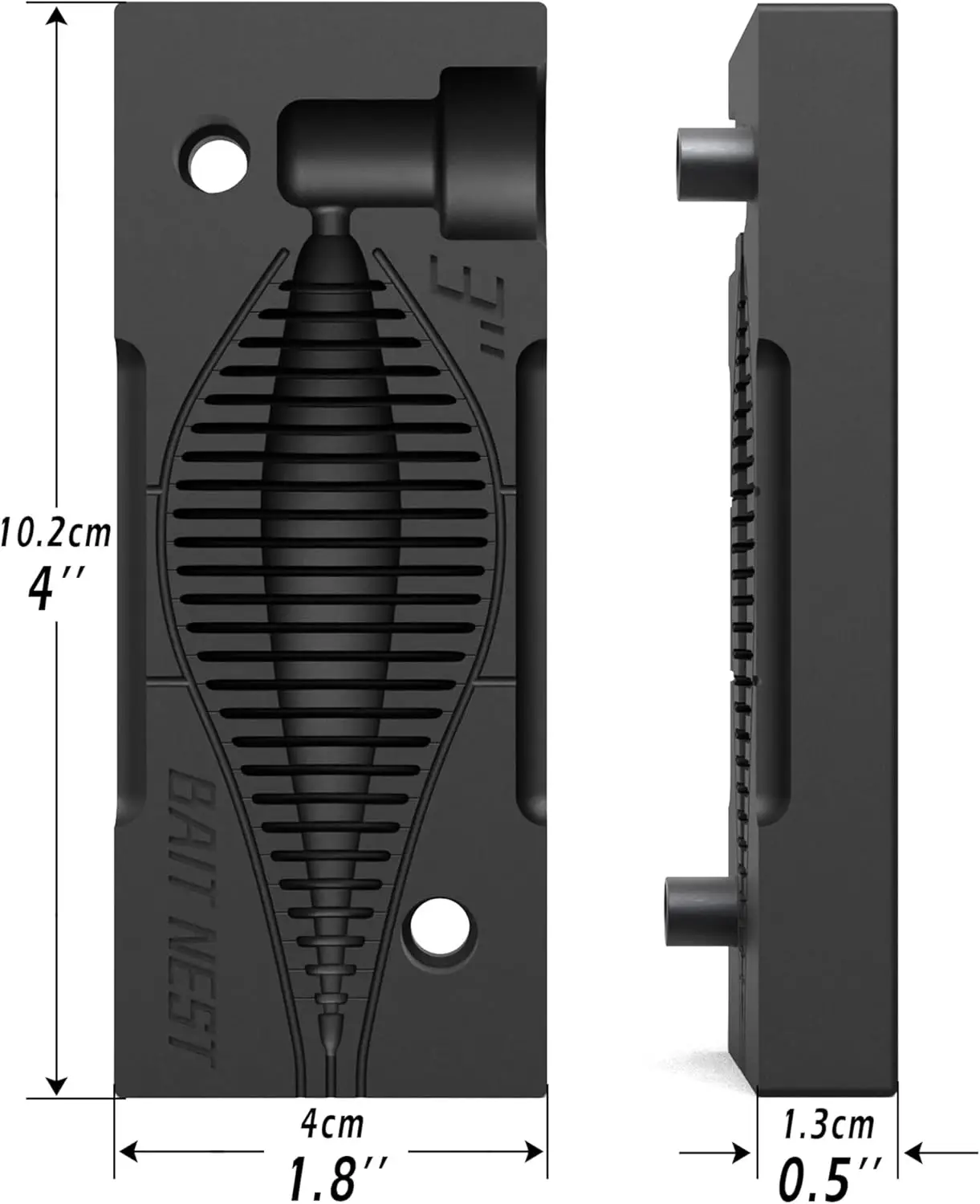 Aluminum Soft Plastic Lure Mold for DIY Bass Fishing for River Position OEM/ODM Injection Mold Support view 5