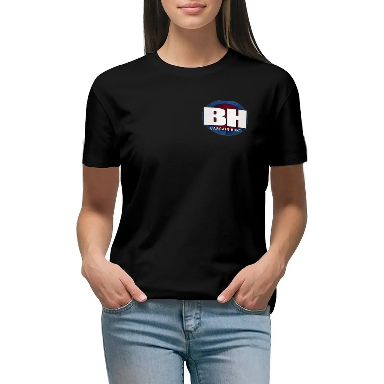 

BBC Bargain Hunt T-Shirt Aesthetic clothing hippie clothes Blouse plus size t shirts for Women loose fit