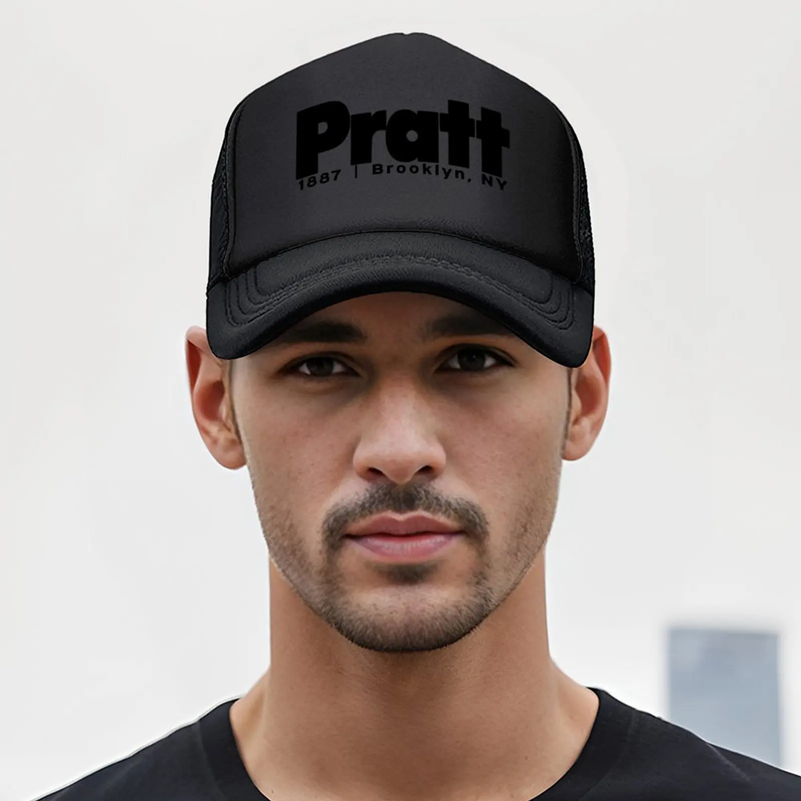 قبعة بيسبول سوداء من pratt، قبعات كبيرة الحجم، قبعات صيد السمك للرجال، قبعة الشاطئ للأولاد والنساء
