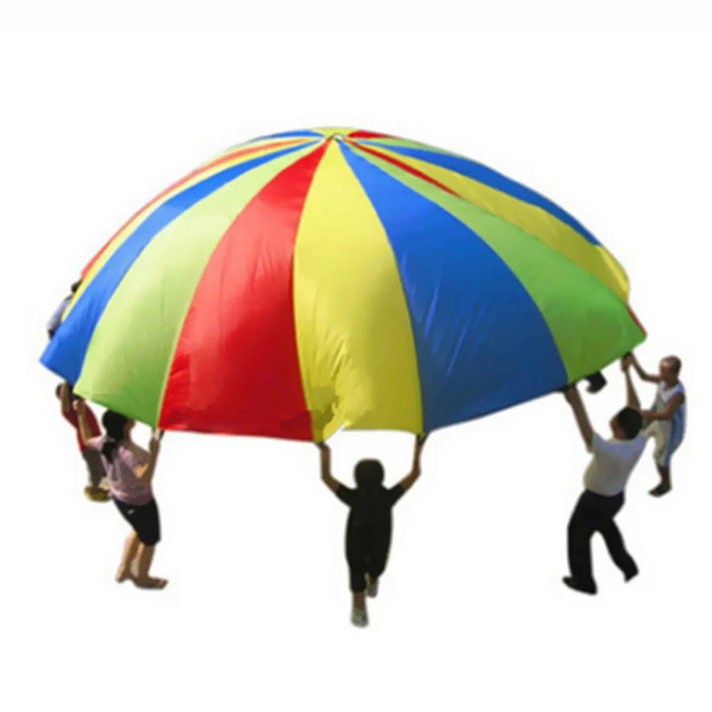 Trampoline Tent Cover Toys Small Parachute Colorful Parent-child Outdoor Playset