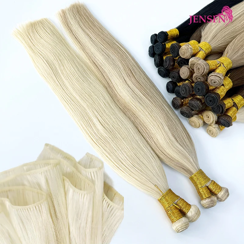 High Quality Genius Hair Wefts Straight Really Human Hair Weaves Remy Human Natural Hair Bundles Sew In Weft Hair Extensions