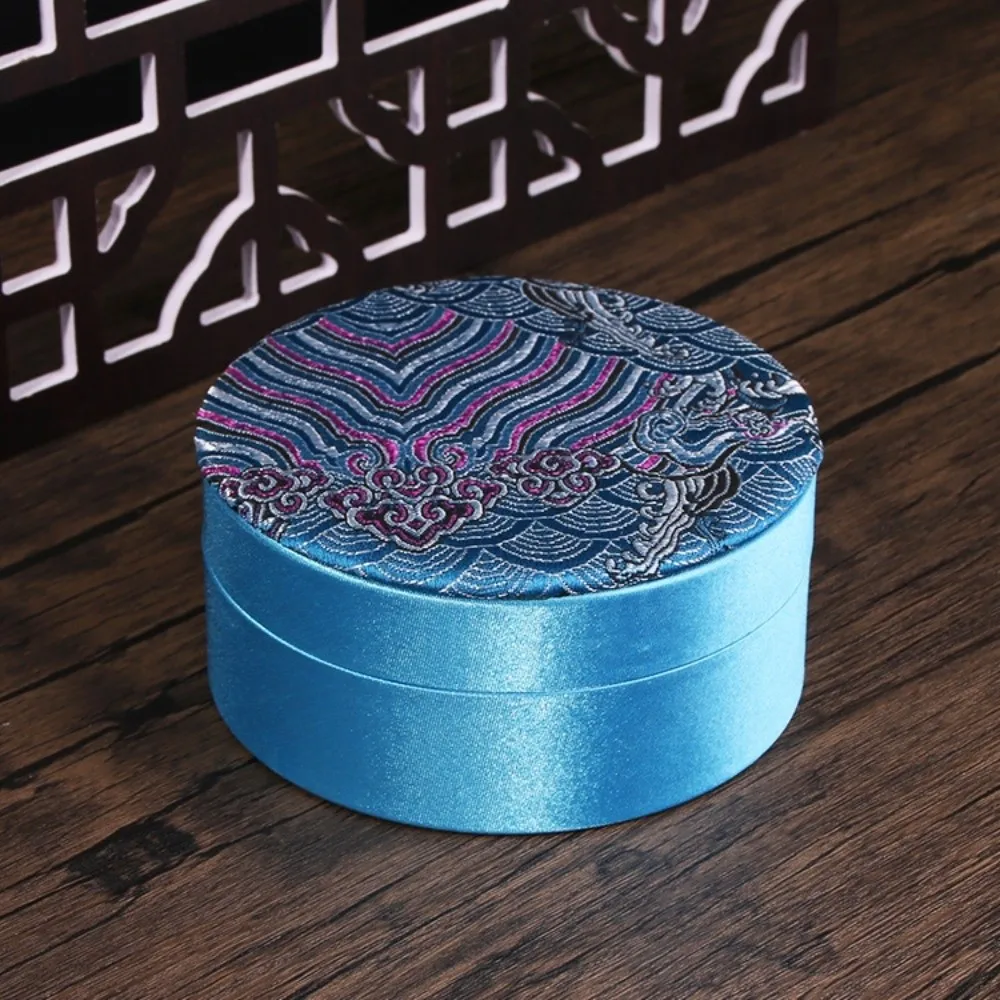 Jewelry Display Linen Jewelry Storage Organizer Chinese Cultural Tassel Jewelry Box Ethnic Large Capacity Bracelet Box DIY