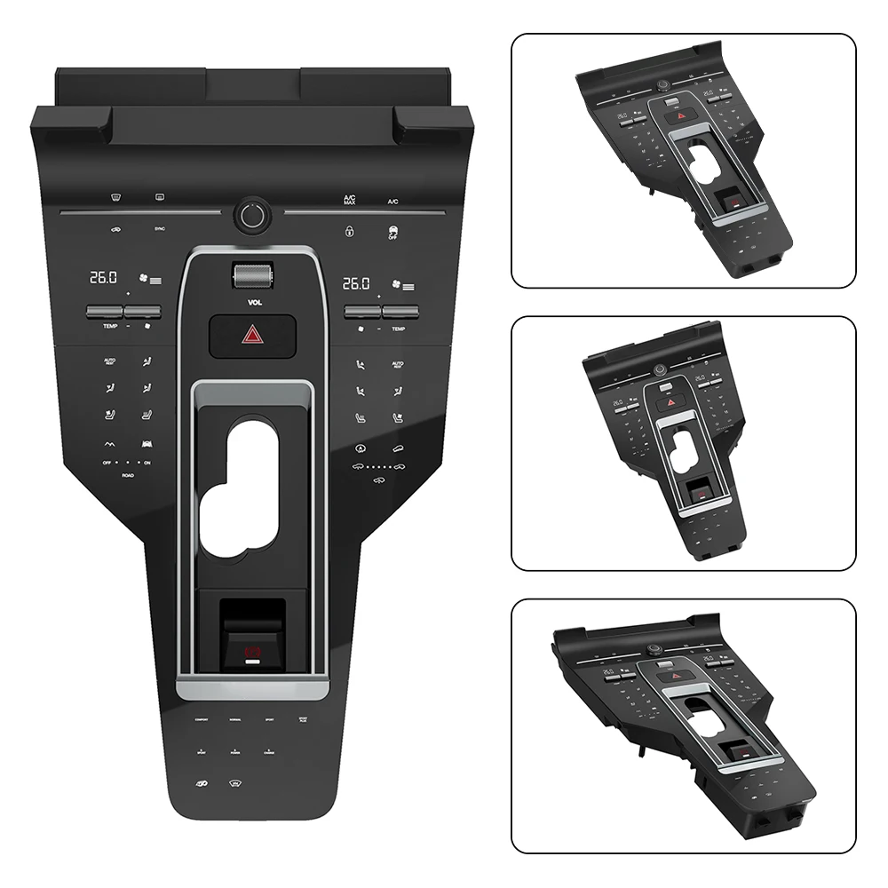 Car Digital Console Front AC Panel For Porsche Cayenne 2010-2017 Full Touch 2024 Style Upgrade Touch Control With Sport button