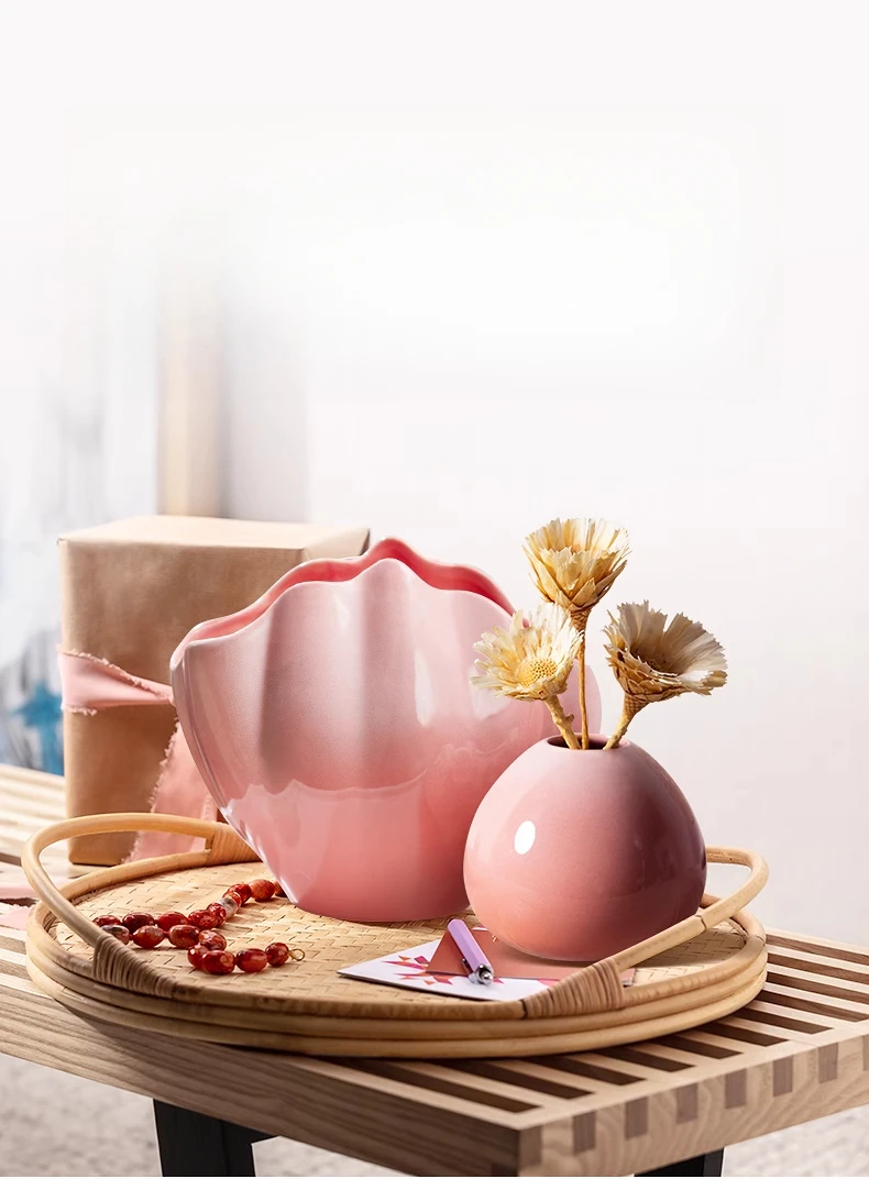 

Imported home decoration vase pearlescent shadow