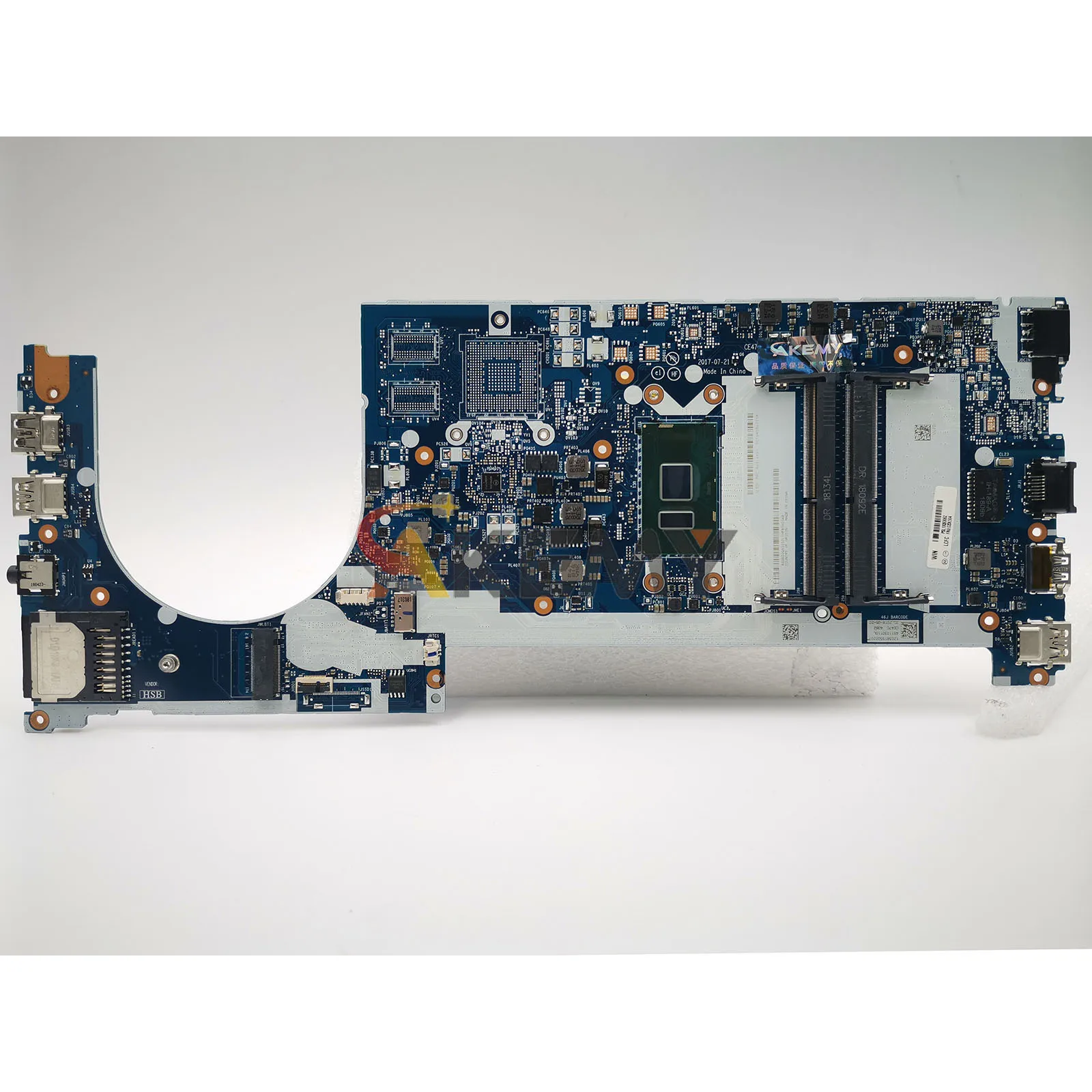Scheda madre del computer portatile NM-A821 per Lenovo E470 con i3 i5 i7 6a 7a generazione UMA 100% completamente testata