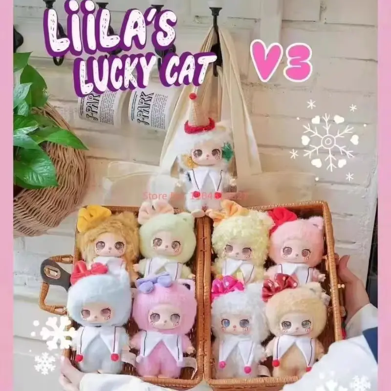 オリジナル Liila 猫 V3 ブラインドボックス第三世代アニメフィギュアビニール人形ミステリーボックストレンディプレイデスクトップ飾りサプライズ gif