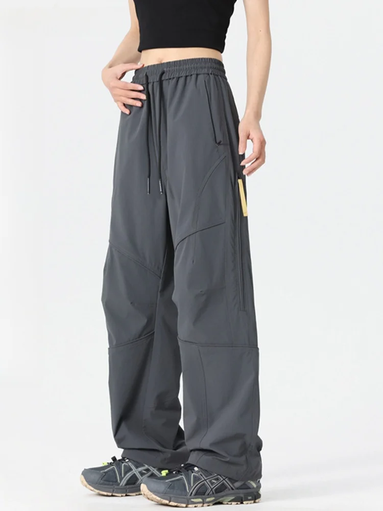 

VIIOW Trendy Casual Outdoor Workwear Pants Men's Summer New Oversize Leisure Outdoor Utili Trousers Straight Leg Long Pants