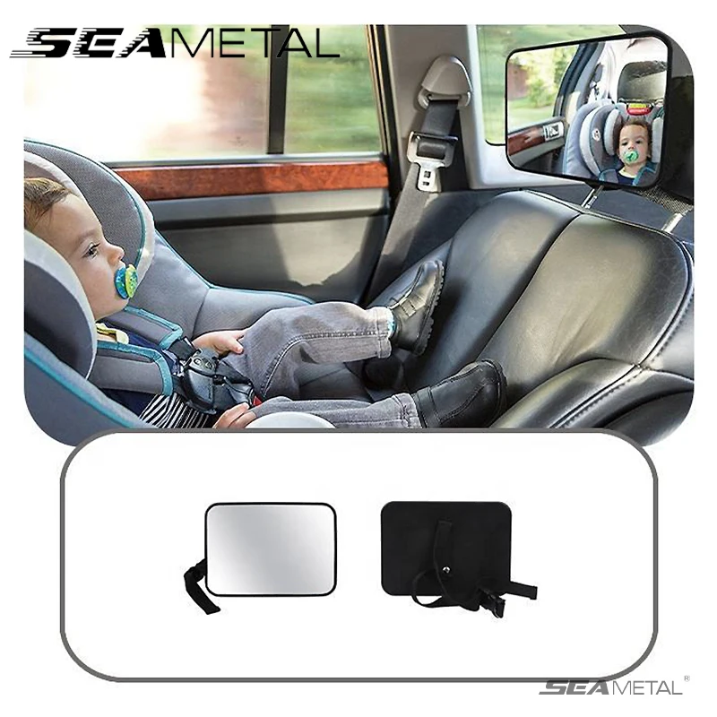 SEAMETAL Car Rearview Mirror Baby Mirrors For Safety Interior Mirror Universal Car Seat Headrest Mirror Monitor Child Baby