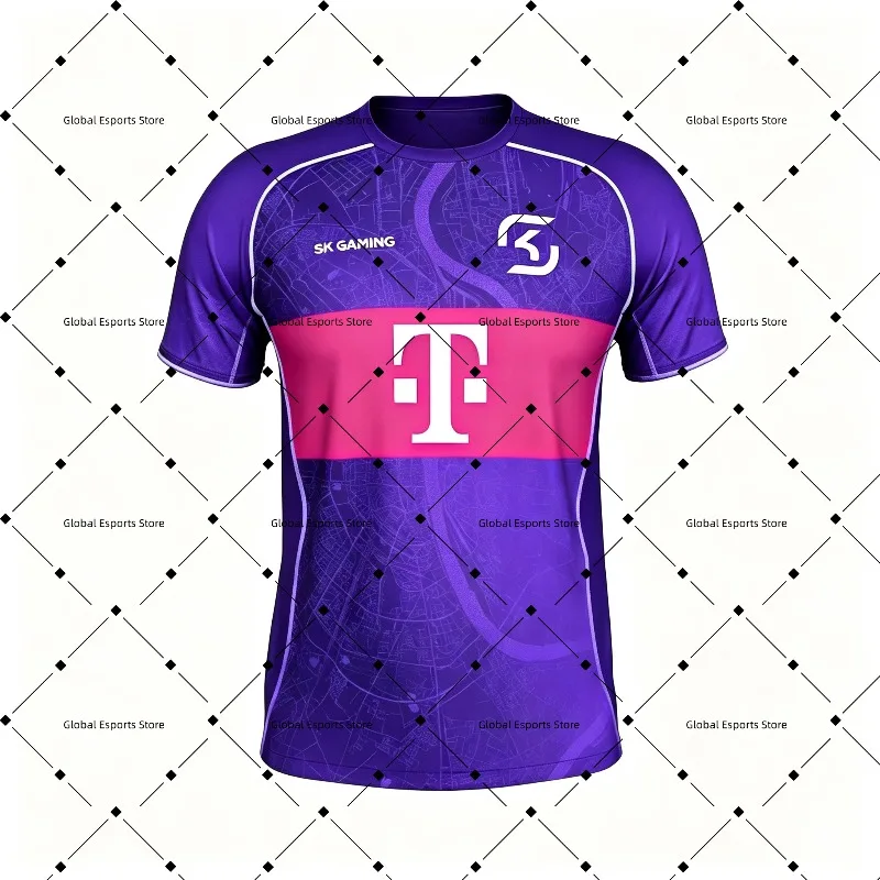 2026 New Digital Print Esports Unisex T-shirt Autumn Winter Gaming Style Jersey Short Sleeve Casual Game Fan Top