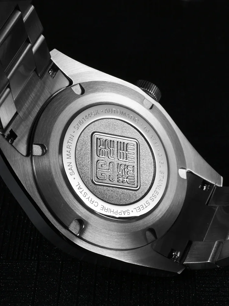 San Martin 36/39/42mm SN0144 JianZhan Dial Gada Watch Miyota 9015 Original Design Men Luxury Dress Automatic Mechanical Watches