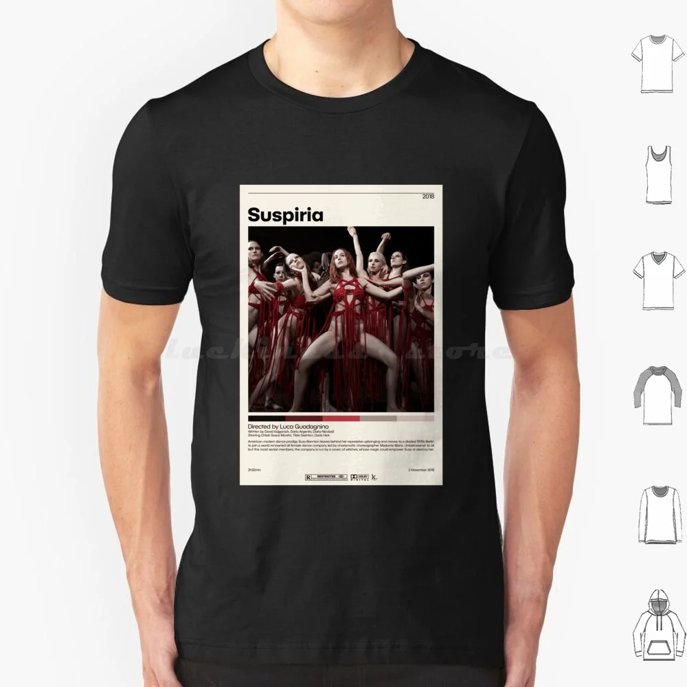 

Suspiria Luca Guadagnino Минималистичный постер фильма, винтажный ретро-художественный принт, индивидуальный постер, настенная футболка 6xl Хлопок Крутой