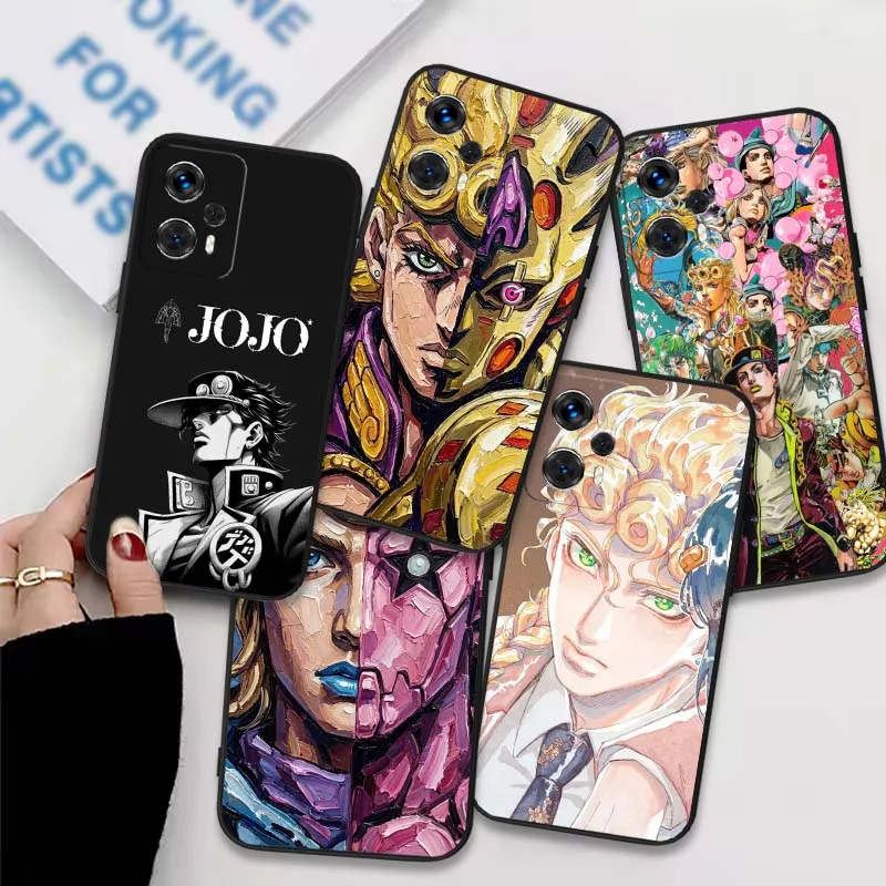 Anime JOJO Aesthetics Cover für Motorola x70 G96 G86 G85 G84 G82 G75 G73 G71 G64 G62 G56 G55 G51 G45 G34 G24 Handyhülle