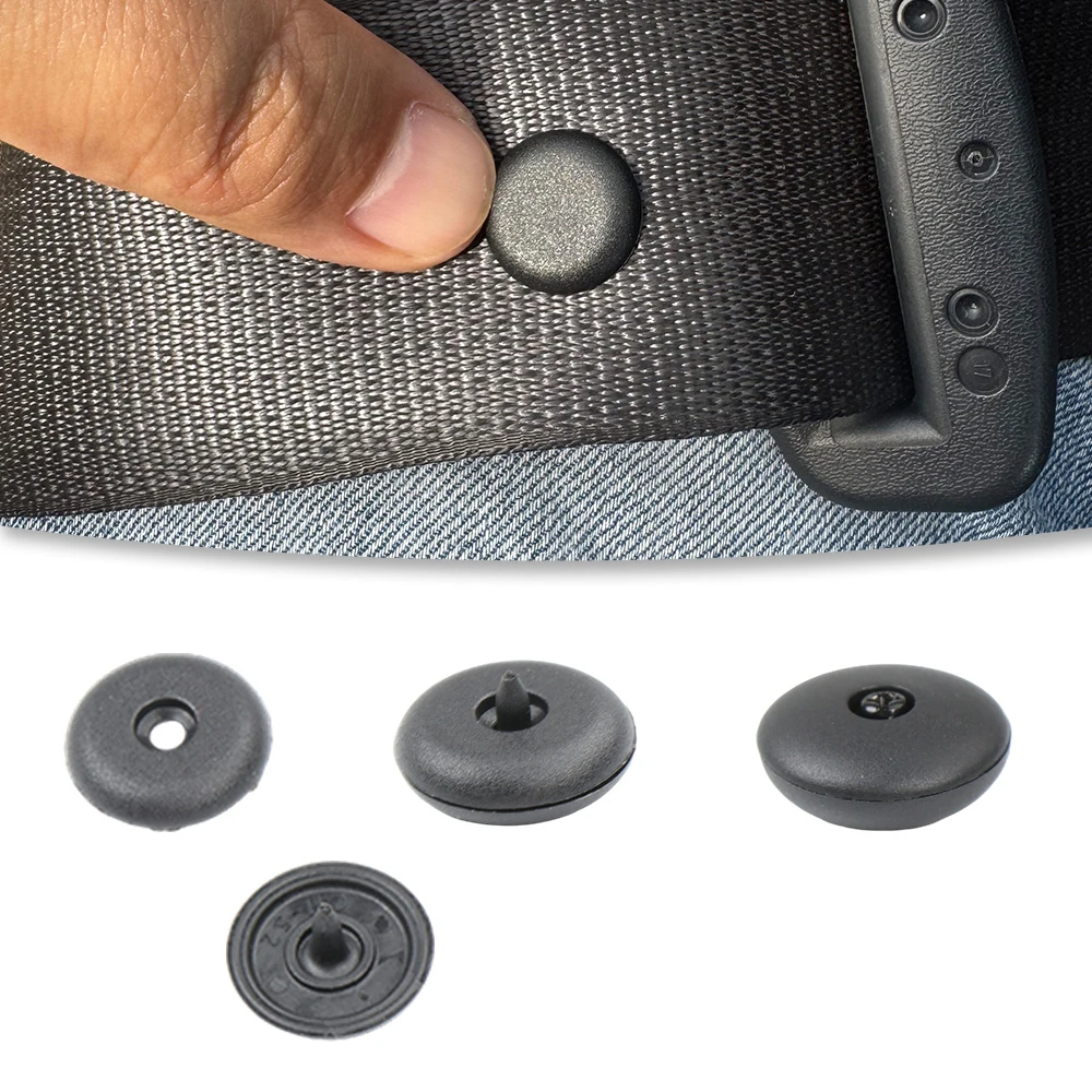 Para todos os modelos de carro liga de segurança cinto de segurança rolha fivela ajustar cinto de segurança limite botão retentor antiderrapante 72111950829-t2