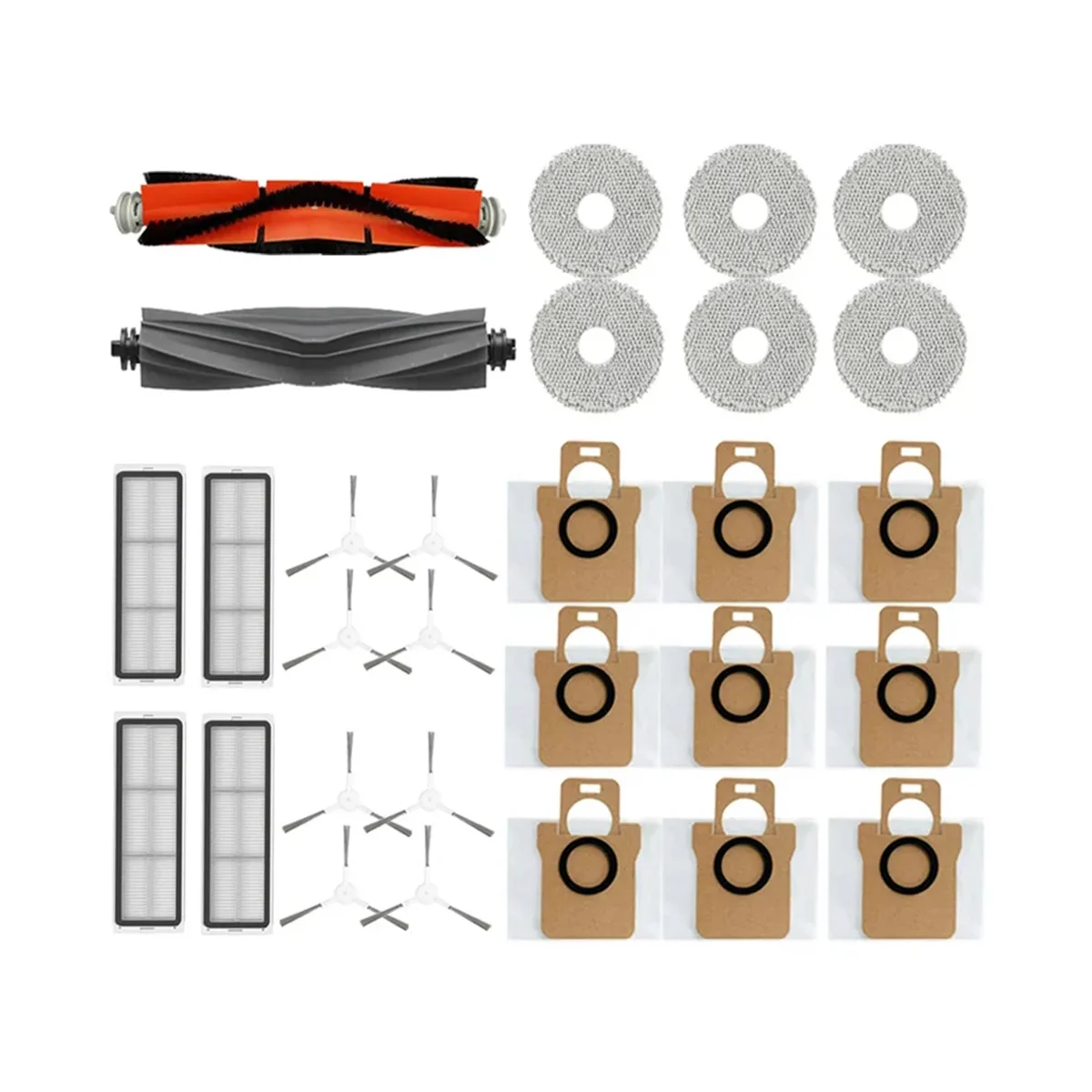 

For L10S Ultra / S10 Pro Omni 1S B101CN Robot X10+ Robot Vacuum Main Side Brush Hepa Filter Mop Part