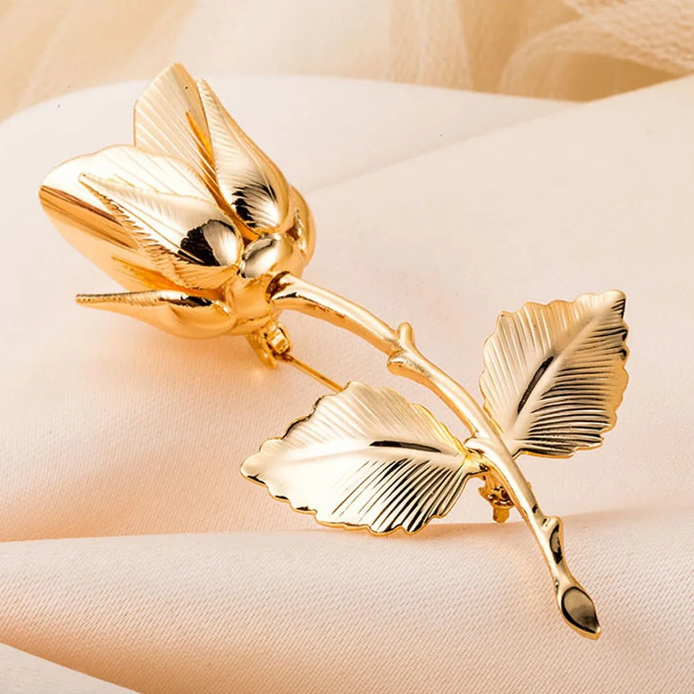 

Brooch Corsage Vintage Boutonniere Wedding Alloy Flower Breastpin