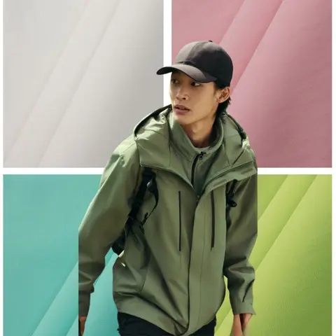 Solid Color Three Proof Fabric Windbreaker Overcomes Workwear Clothing Designer Fabrics Waterproof Against Wind Dirt Cloth