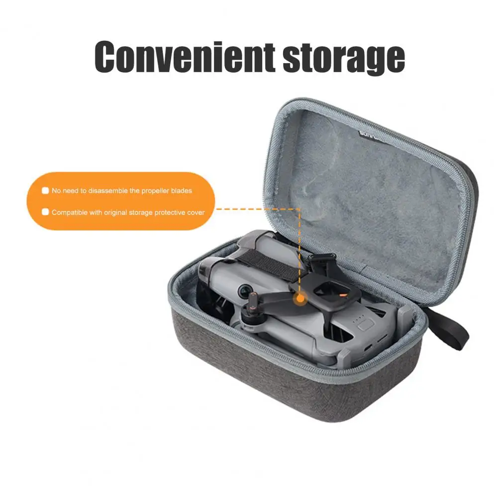 Soft Fabric Lining Drone Case Mini 5 Pro Drone Storage Bag Portable Shock-absorbing Drone Carrying Case Compact Storage for Dji