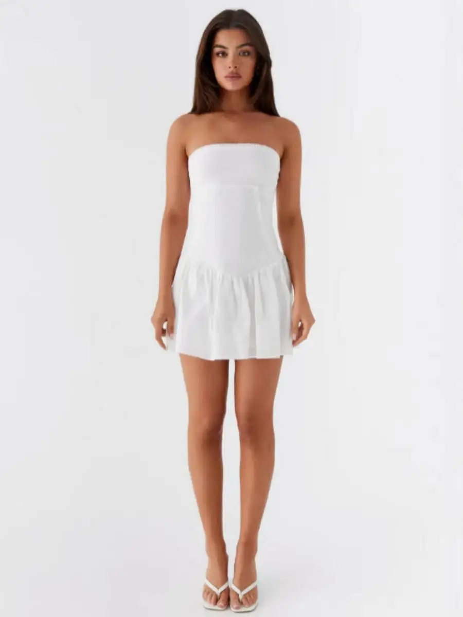 مثير لصق لون نقي Bal بوستير ort Dr المرأة Faion الربيع الصيف Ci المشي البوليستر غير النظامية تنورة