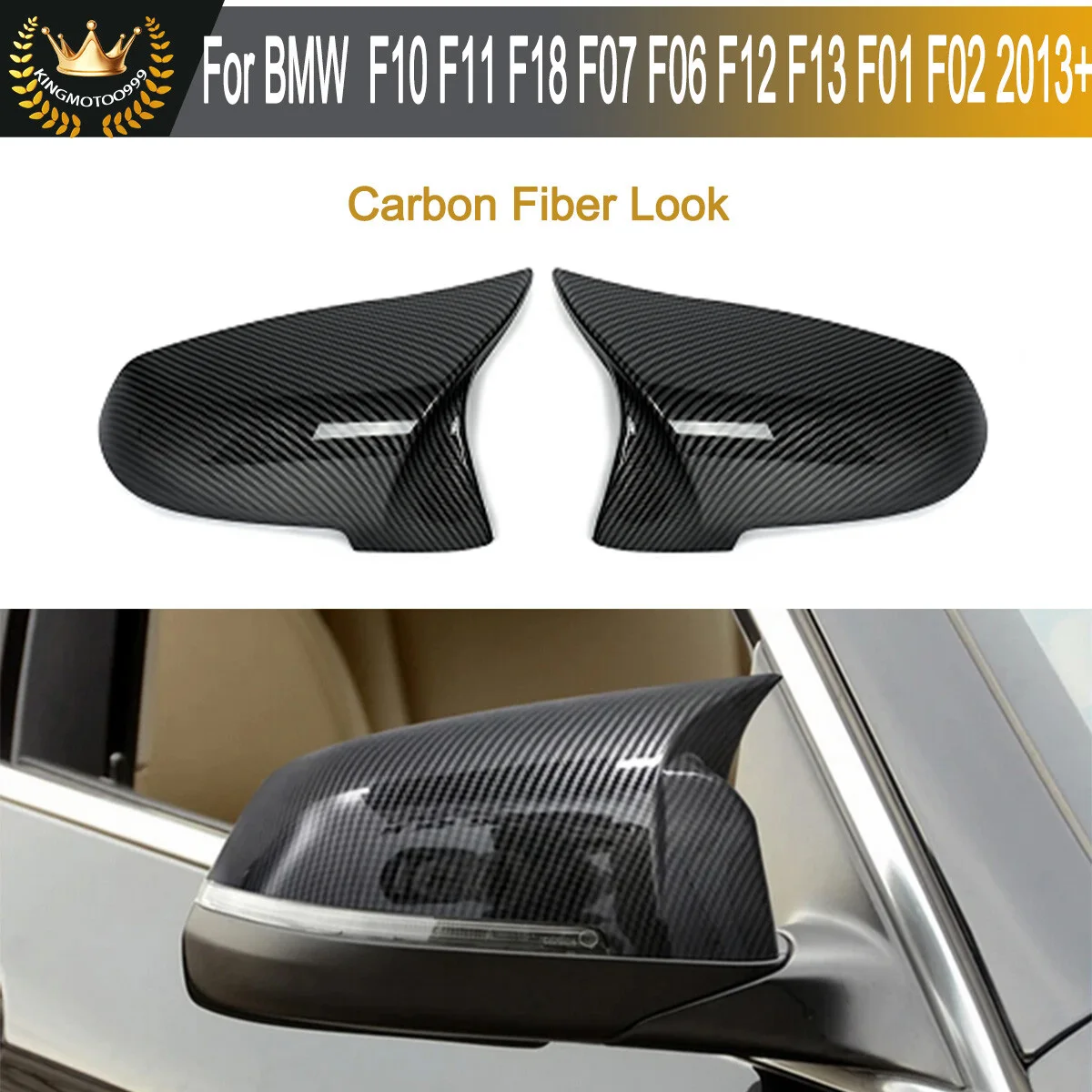

Крышки боковых зеркал из углеродного волокна в стиле M для BMW 7 серии F01 F02 2013-2015