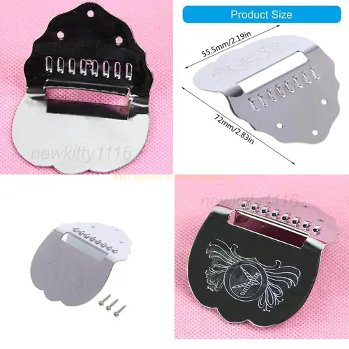 Nueva marca cordal mandolina guitarra festoneada corta cromada