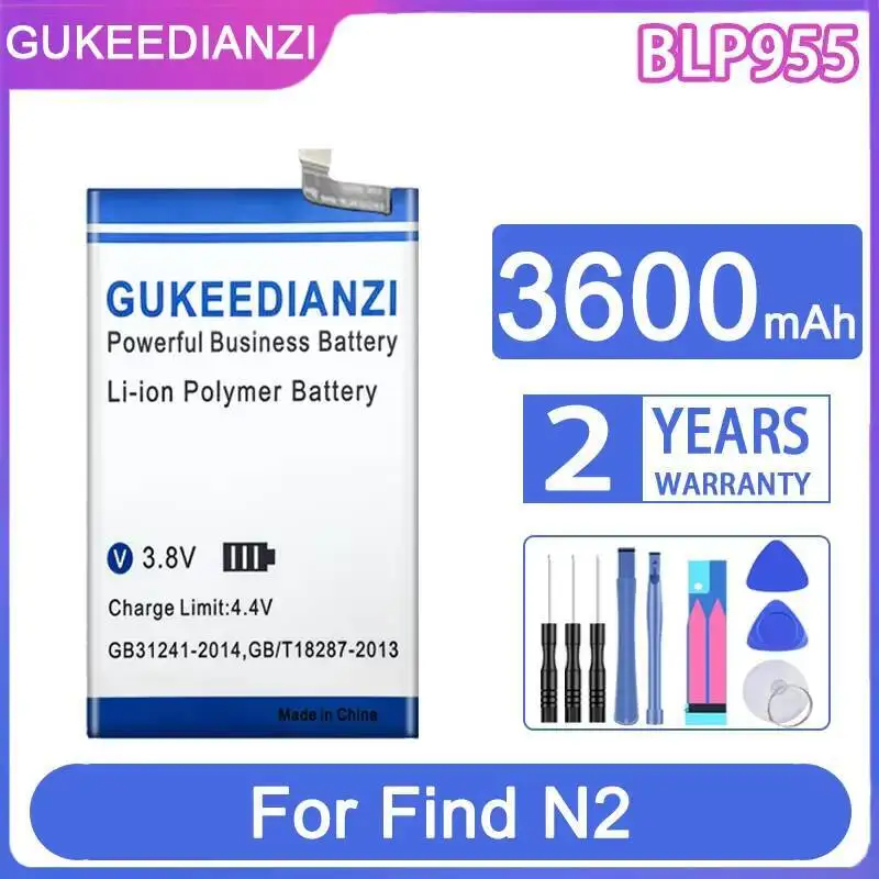 

Reliable Power Fast Charging 3600Mah Mobile Phone Battery BLP955 For Oppo Find N2 Folding