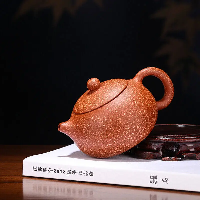 

Чайник Xishi из китайской глины цзыша (древнекитайская глина) с эффектом драконьей крови, 240 мл, для кунг-фу