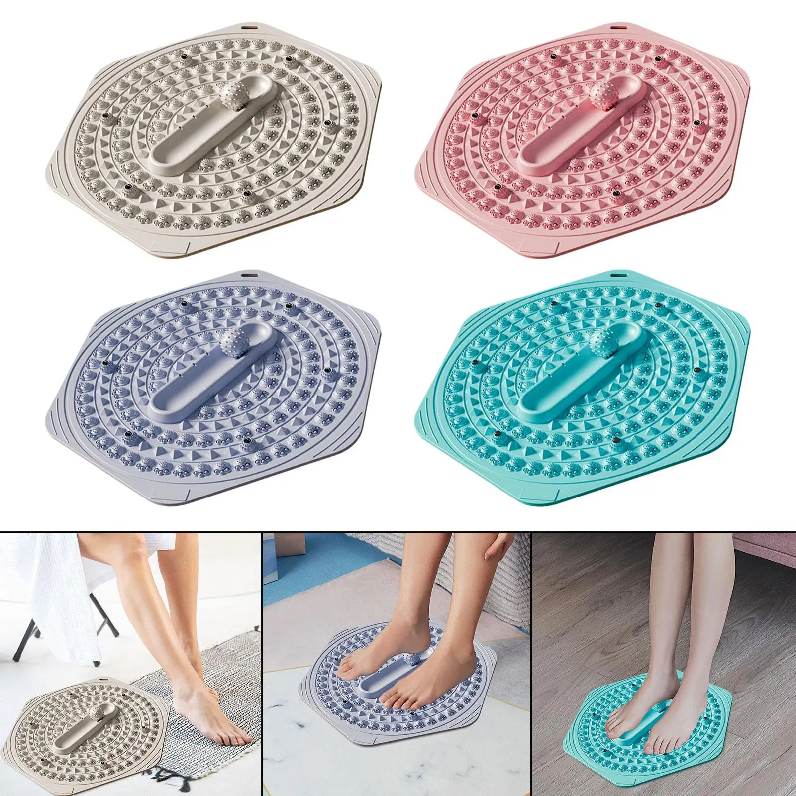 

Foot Massager Mat Relaxation Pressure Point Pad for Travel Workout Office