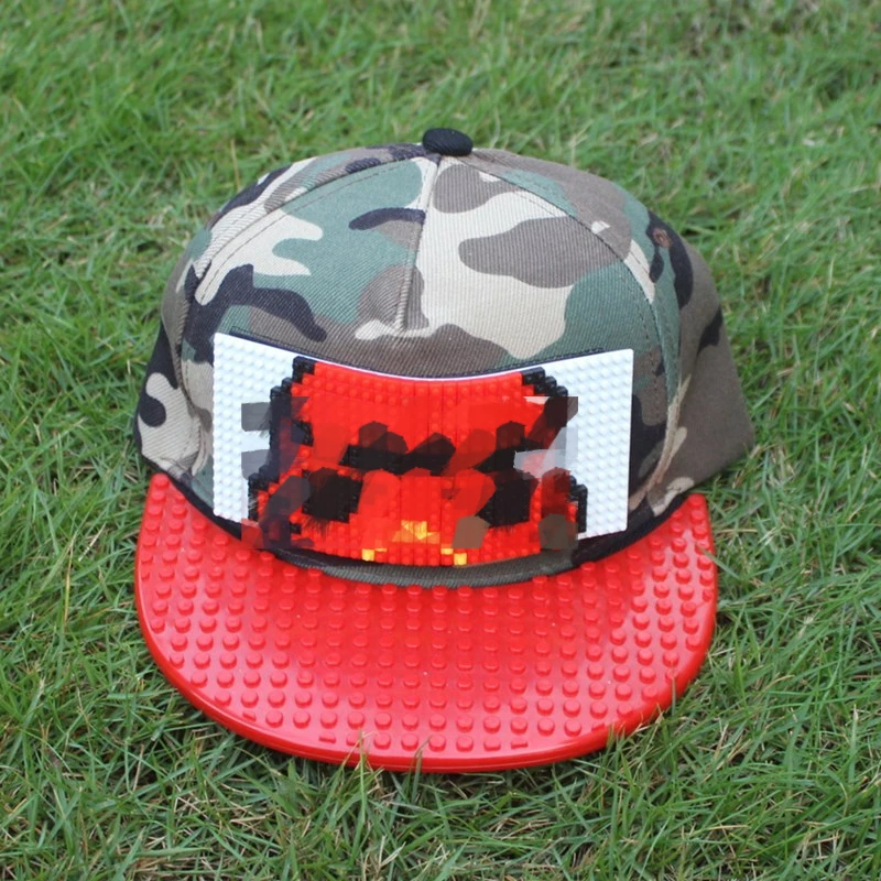 DIY-Steine und Blöcke für Kappen zur Herstellung einzigartiger Pixel mit Hut krempe und Pixel, die zu Hysteresen-Baseball mützen passen – Detail 7