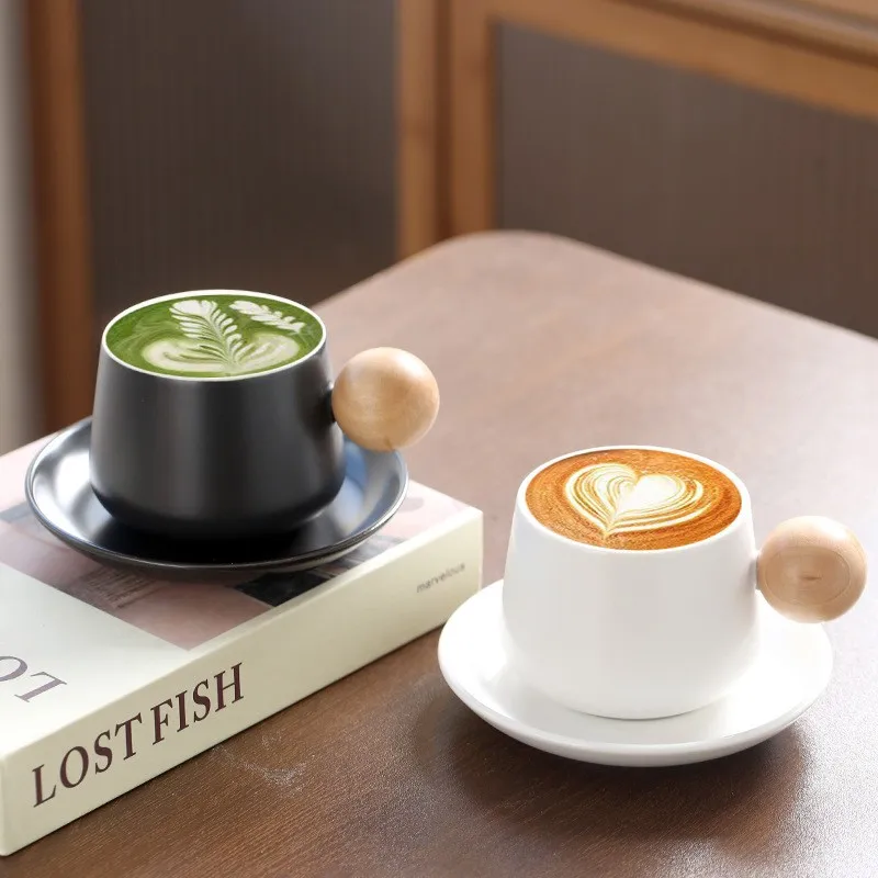 

Ceramic Coffee Cup and Dish Set, Designer Style, High-End, Exquisite, and High-Value Mug