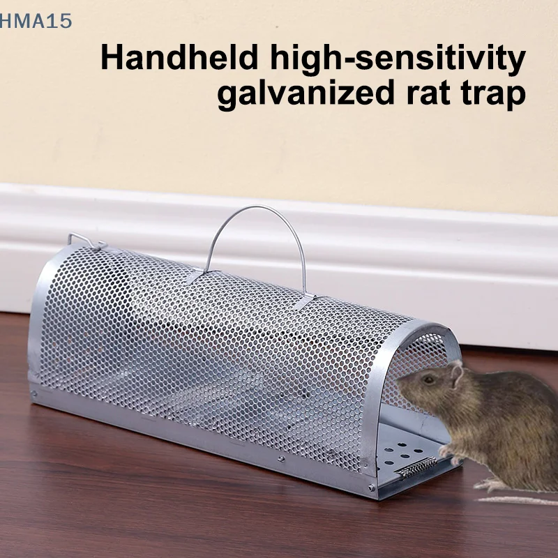 [H]High-sensitivity Galvanized Rat Trap Rat Trap Cage Pest Control All Mice And Rat Can Fit In Mice Rodent Catcher Rat Trap Cage