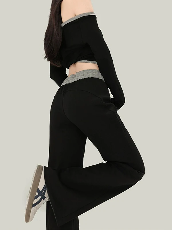 High Waist Bell Bot…