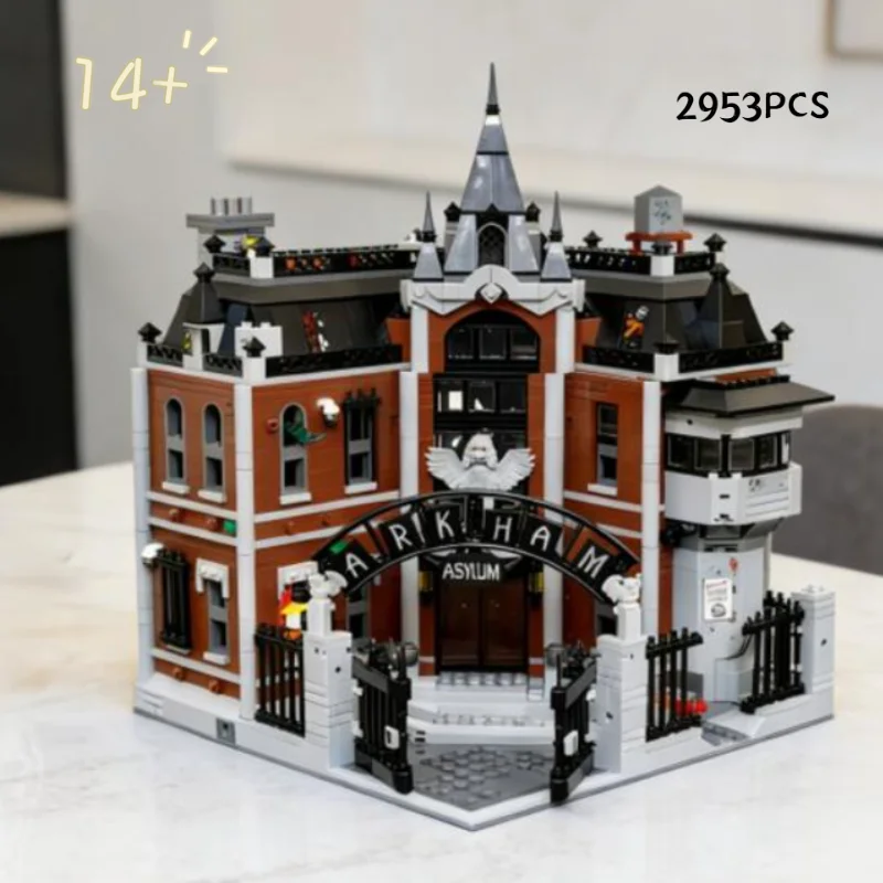 

In Stock 2953PCS Arkham Asylum Compatible 76300 Building Block Brick Series Sets for Adults Halloween Christmas Birthday Gifts