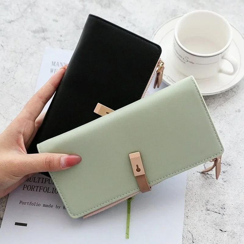 Long Women's Wallet Female Purses Tassel Coin Purse Card Holder Wallets Pu Leather Clutch Money Bag Purses