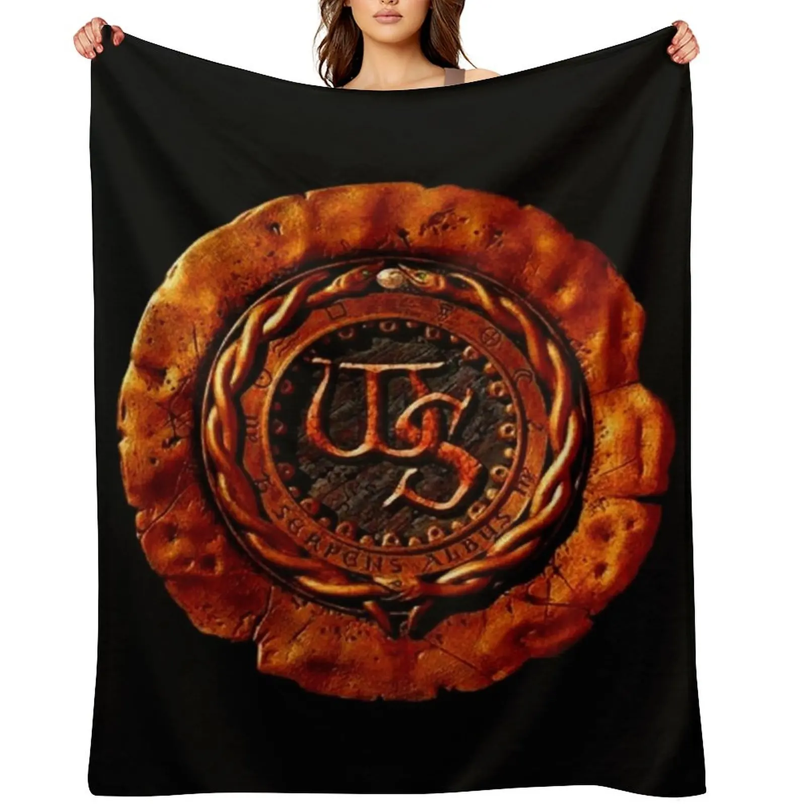 

whitesnake new logo Throw Blanket Fashion Sofas Sofas Luxury Thicken Blankets