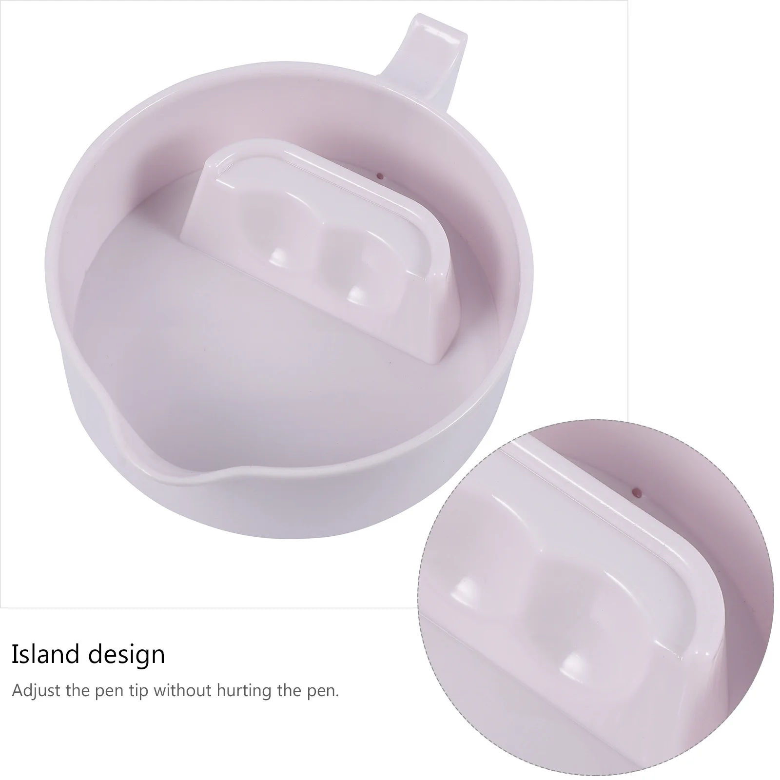 

Multi-Function Ink Dish Durable Plastic Chinese Painting Ink Pond Calligraphy Drawing Tray Sturdy Inkwell For Art Writing