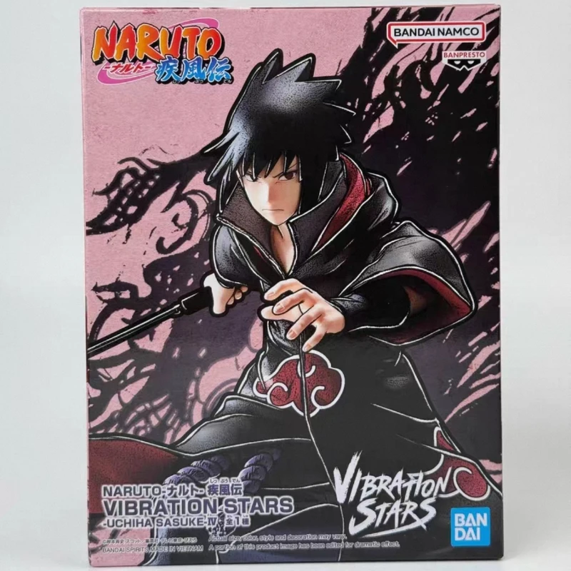 In Voorraad Bandai Banpresto Naruto Shippuden Beeldjes Trillingen Sterren Uchiha Sasuke PVC Anime Actiefiguren Model Speelgoed DT