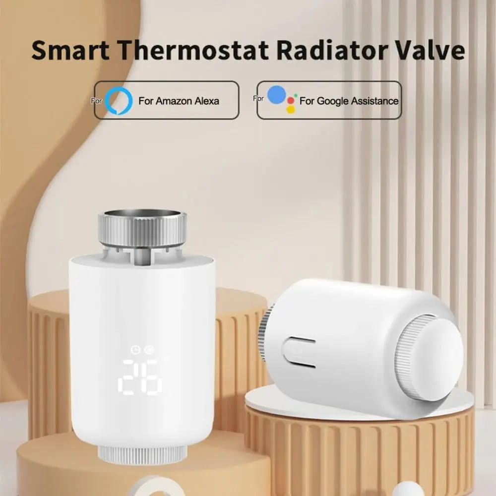 Compact Design Tuya Zigbee Radiator Actuator Valve Customizable Scheduling Feature Customizable Schedule Temperature Controller