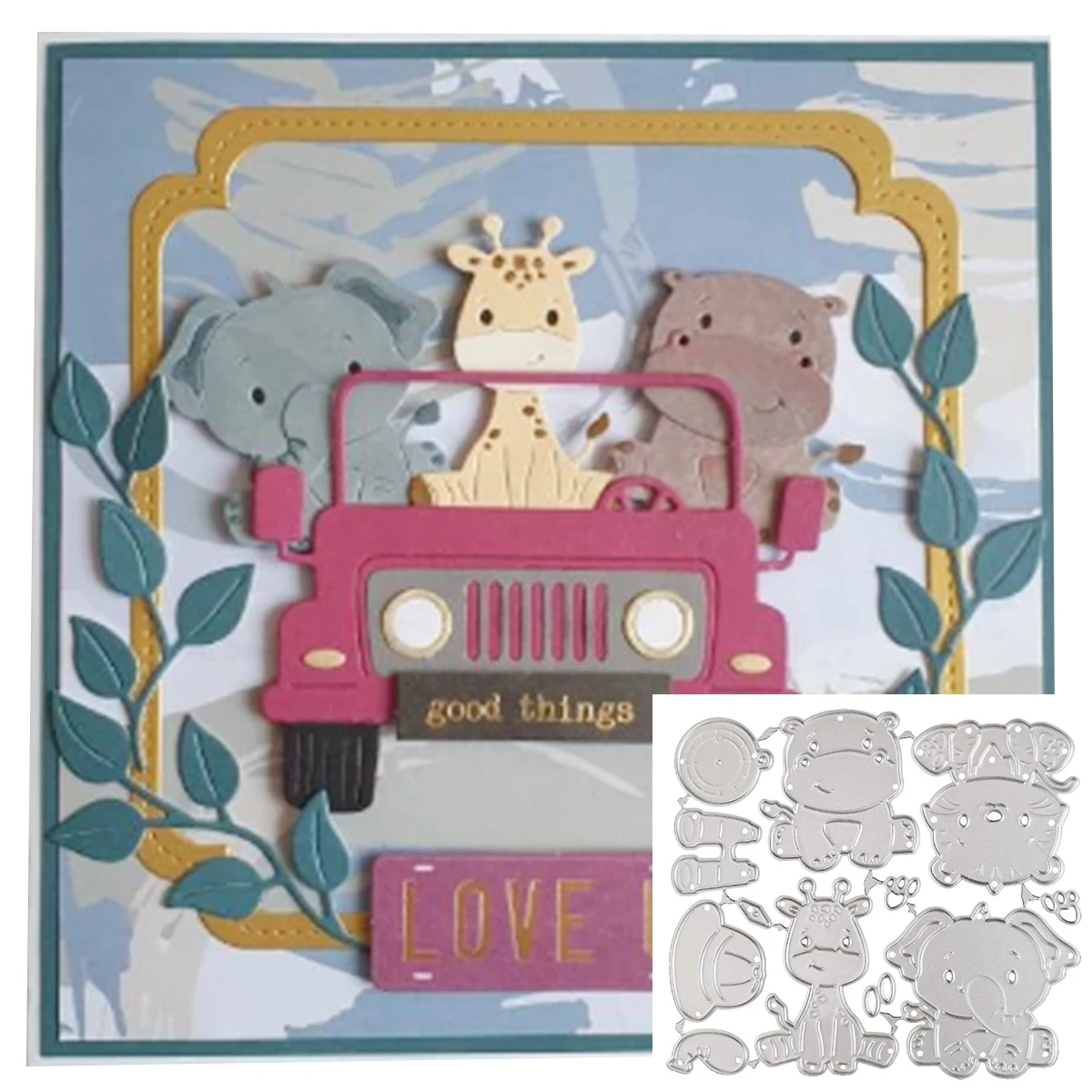 New Animal, sheep, cat, dog, elephant metal cutting die scrapbook for photo album paper diy gift card decoration embossed die