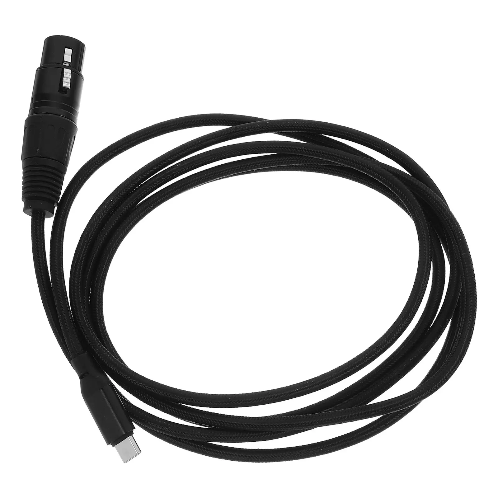 Type-C to Xlr Audio Adapter Cable for Microphones Long Length Easy Connection Stable Clear Transmission Compatible with Various
