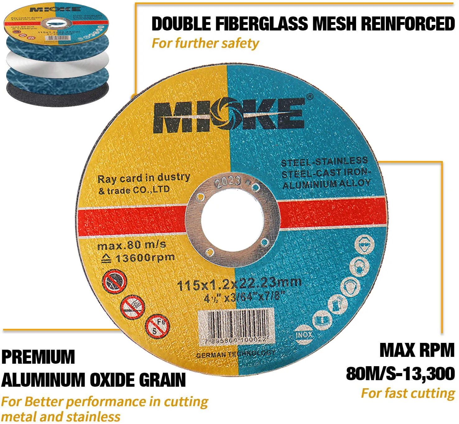4.5 Inch 115mm Circular Saw Blade Metal Cutting Disc for Electric Angle Grinder Accessories Wood Cutting Carbide Cutting Disc