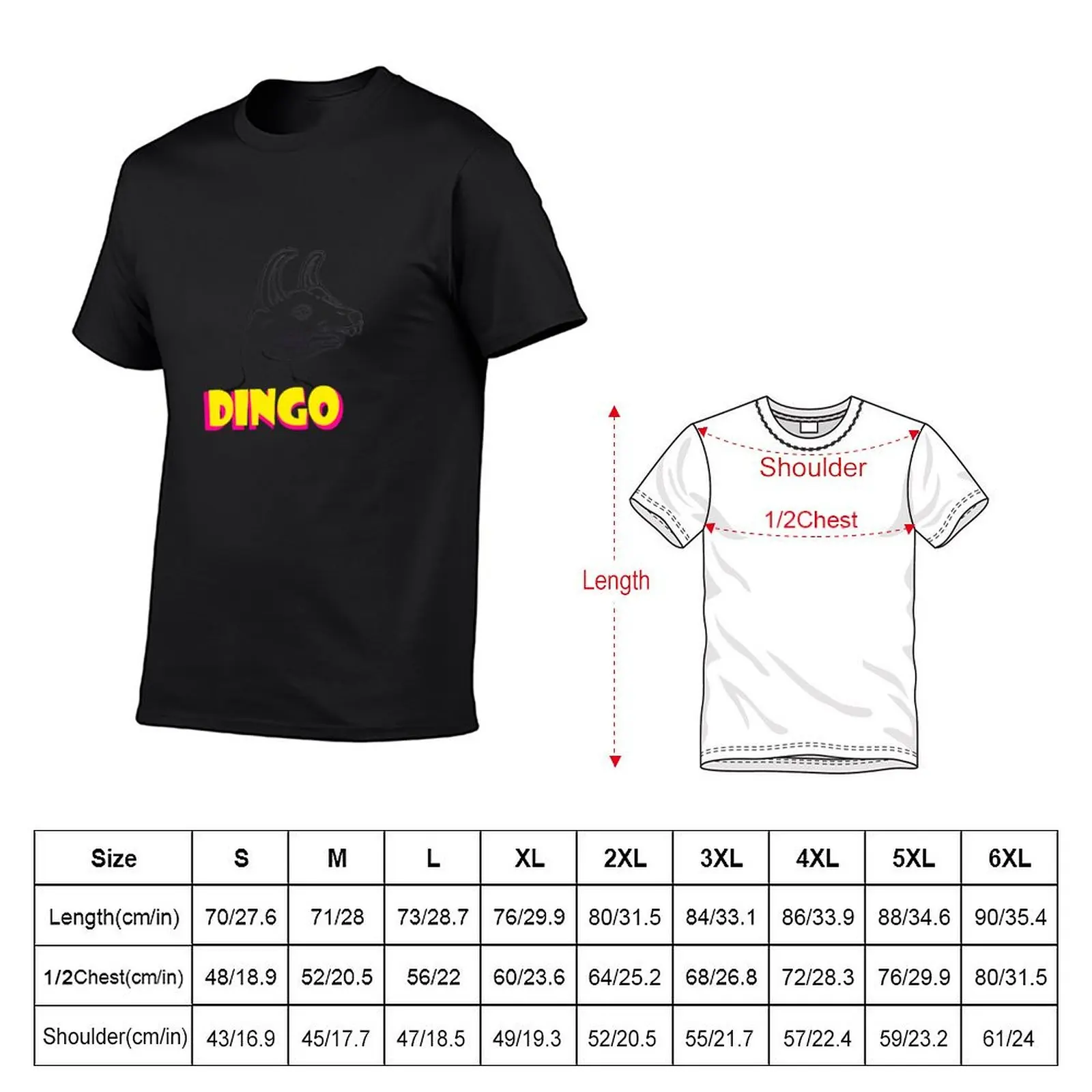 Dingo in Color T-Shirt anime shirts graphic tee shirts graphic tees men clothing