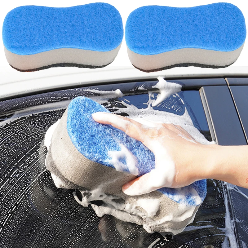 

New Three-layer Car Wash Sponge Car Cleaning Supplies High Density Car Cleaning Sponge Artifact High Foam Cleaning Accessories