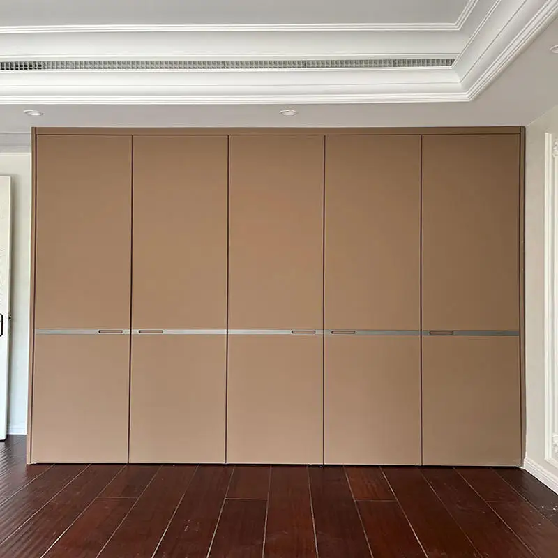 Surface Sandblasted Treatment Aluminum Alloy Wardrobe Long Lasting and Durable Bedroom Storage Cabinet High Quality Armoire