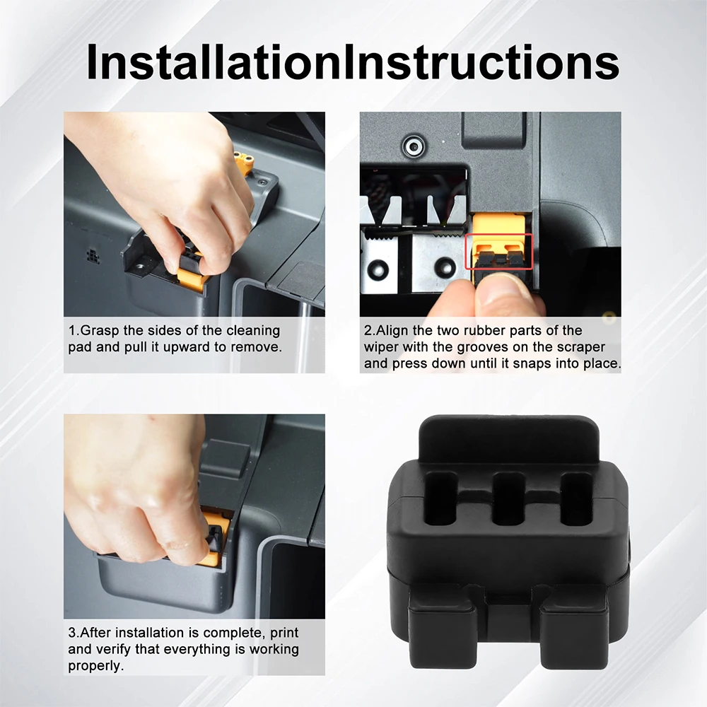 Nozzle Wiper For Bambu Lab H2D/H2S/P2S Silicone Brush High Quality Hotend Nozzles Cleanning Tool For Bambulab P2S Cleaner Parts