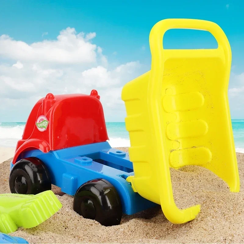 5 Pcs/set Children Beach Toys Sand Play Kit Baby Summer Digging Tool with Shovel Outdoor Toy Set Box for Kid