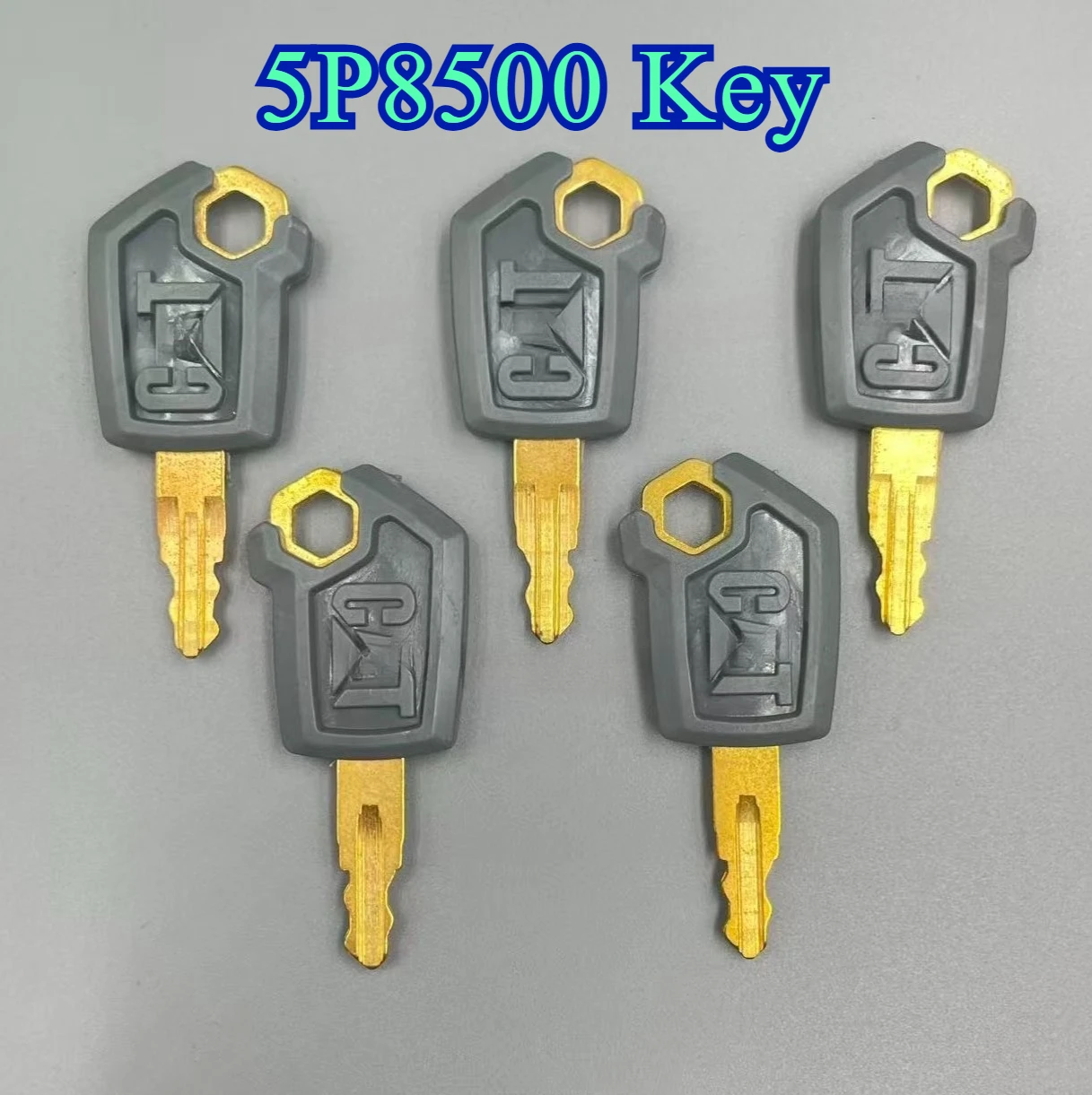 

5 шт./10 шт. 5P8500 серый для ключа экскаватора, новый ключ зажигания CA E305.5 307 313 320D2GC