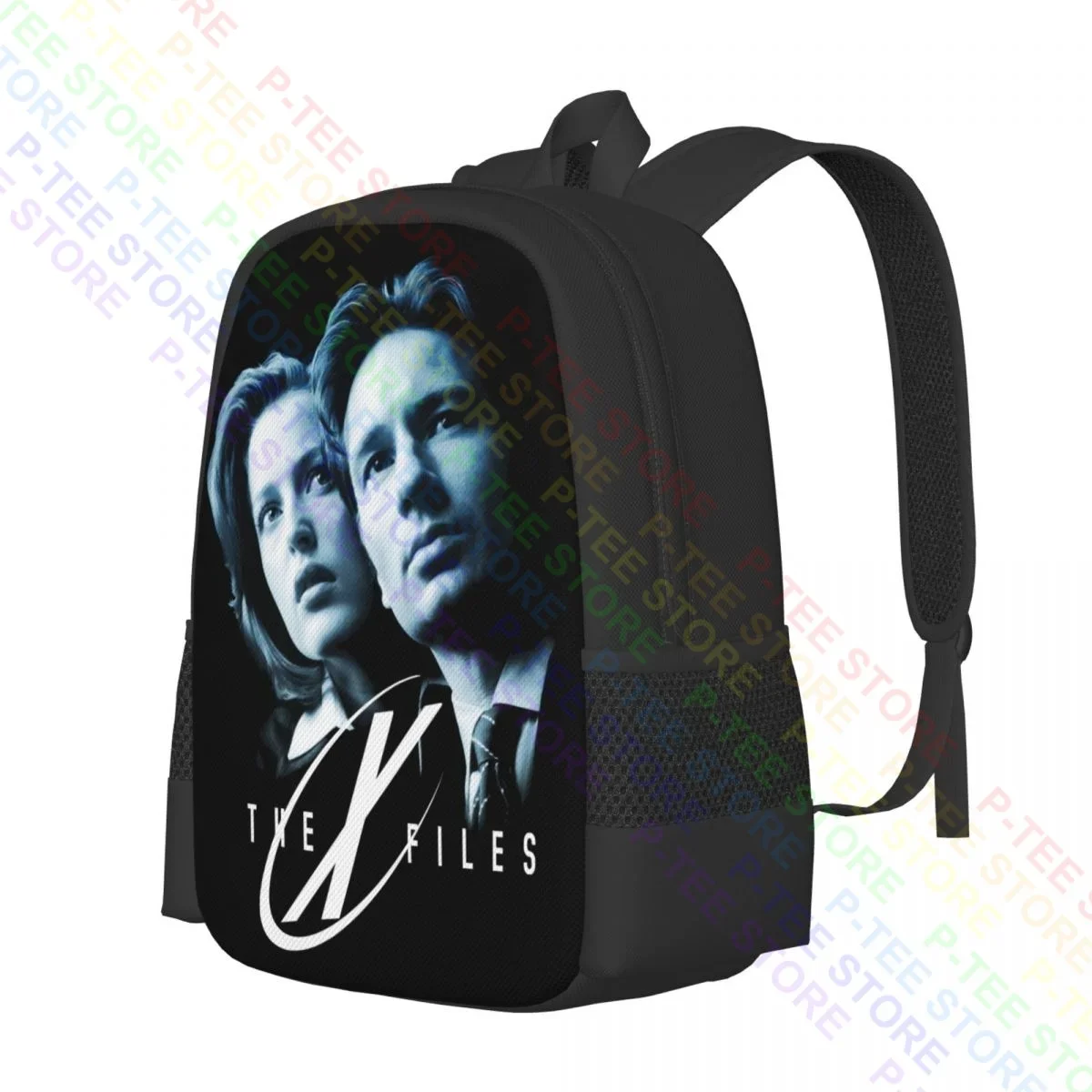 X Files Team Sculder Men'S Tv Fox Mulder Dana Scully Fbi Special AgentsBackpack Large Capacity Portable School Sport Bag